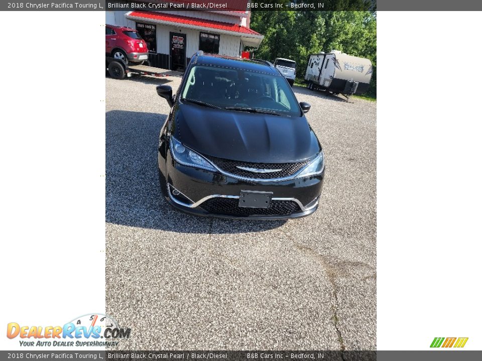 2018 Chrysler Pacifica Touring L Brilliant Black Crystal Pearl / Black/Diesel Photo #2