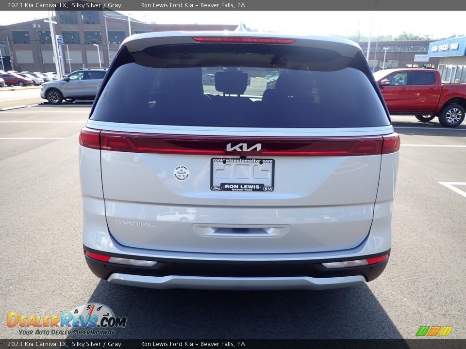 2023 Kia Carnival LX Silky Silver / Gray Photo #7