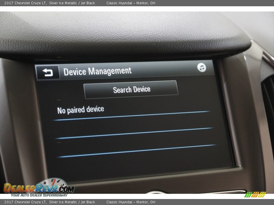 2017 Chevrolet Cruze LT Silver Ice Metallic / Jet Black Photo #11