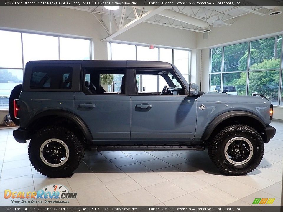 2022 Ford Bronco Outer Banks 4x4 4-Door Area 51 / Space Gray/Navy Pier Photo #1