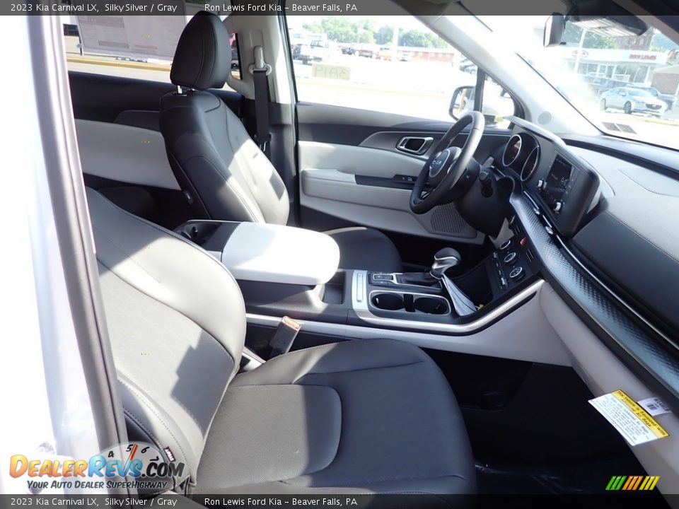 2023 Kia Carnival LX Silky Silver / Gray Photo #12