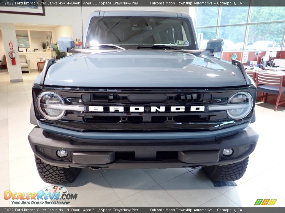 2022 Ford Bronco Outer Banks 4x4 4-Door Area 51 / Space Gray/Navy Pier Photo #8