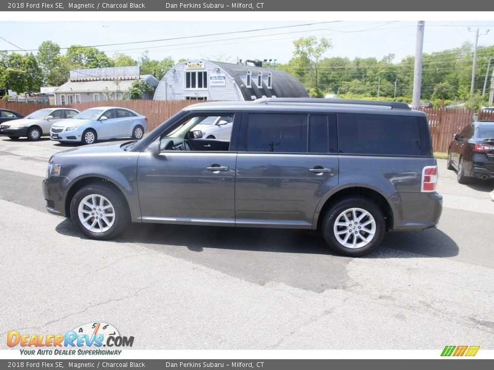 2018 Ford Flex SE Magnetic / Charcoal Black Photo #8