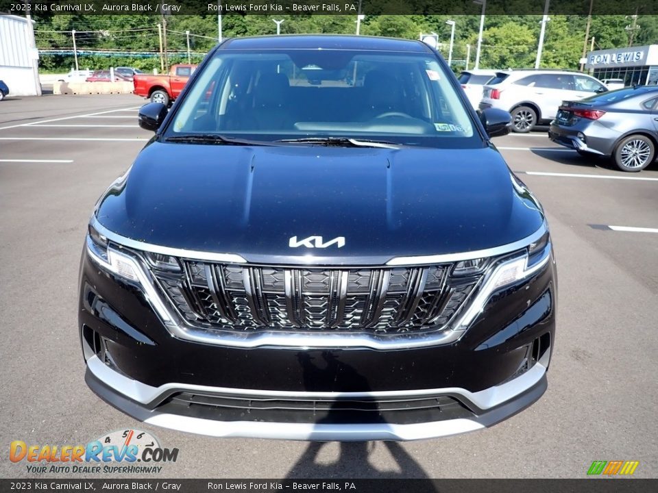 2023 Kia Carnival LX Aurora Black / Gray Photo #3