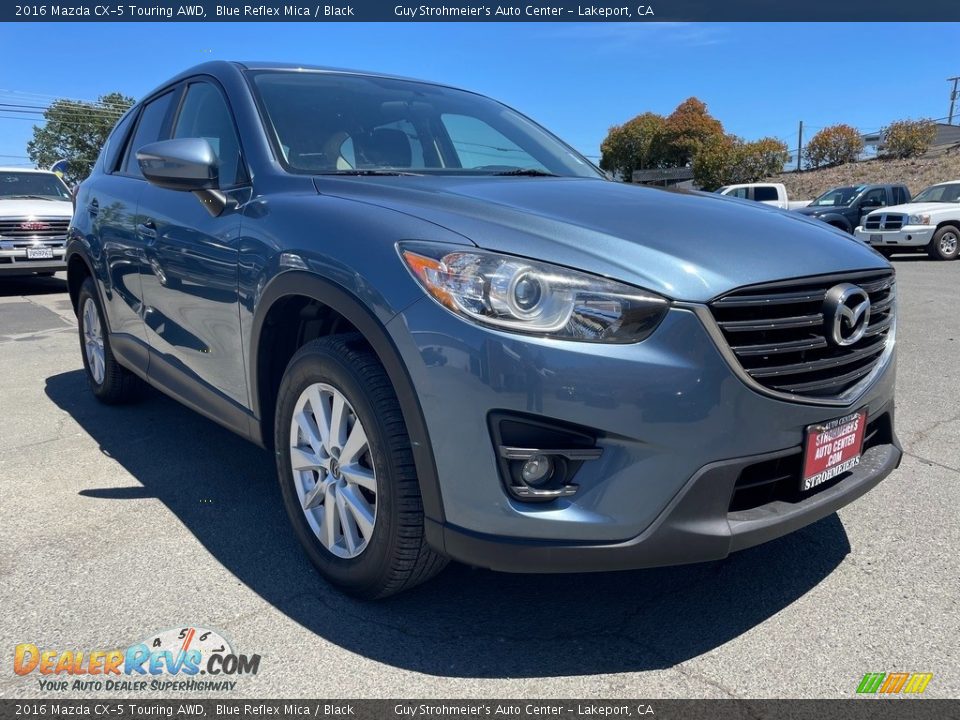 2016 Mazda CX-5 Touring AWD Blue Reflex Mica / Black Photo #1