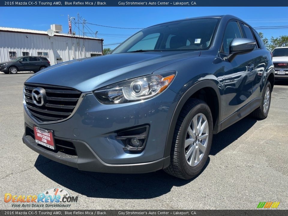 2016 Mazda CX-5 Touring AWD Blue Reflex Mica / Black Photo #3