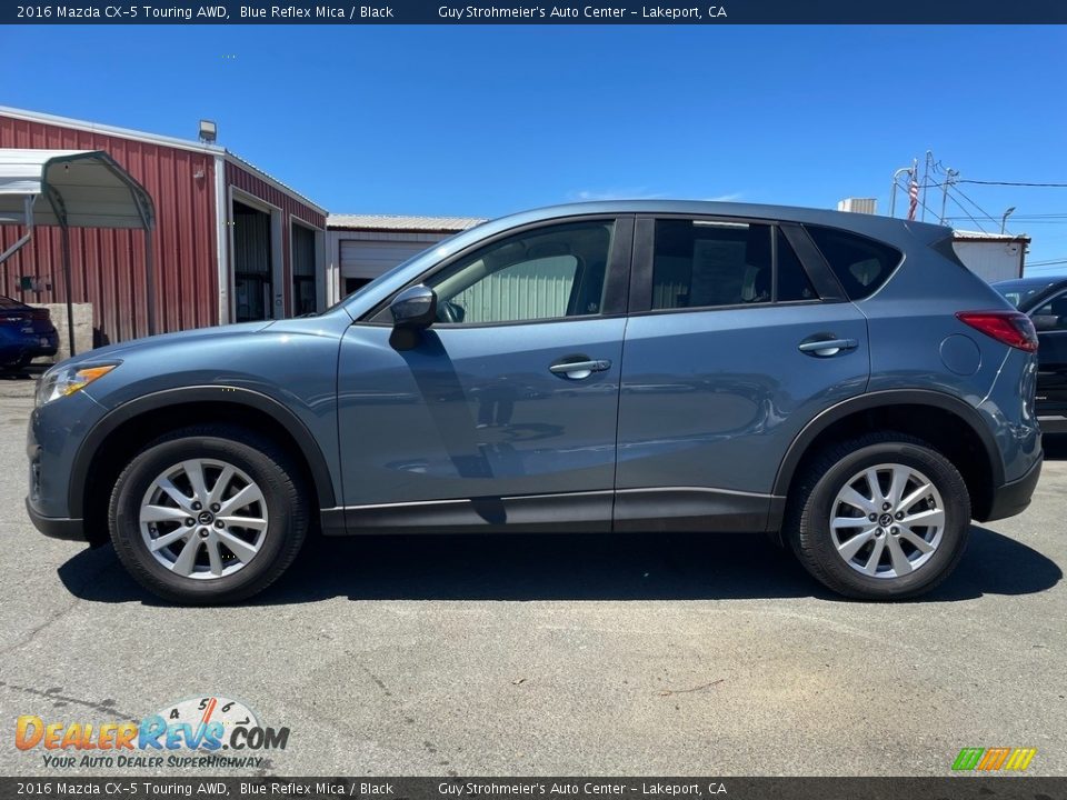 2016 Mazda CX-5 Touring AWD Blue Reflex Mica / Black Photo #4