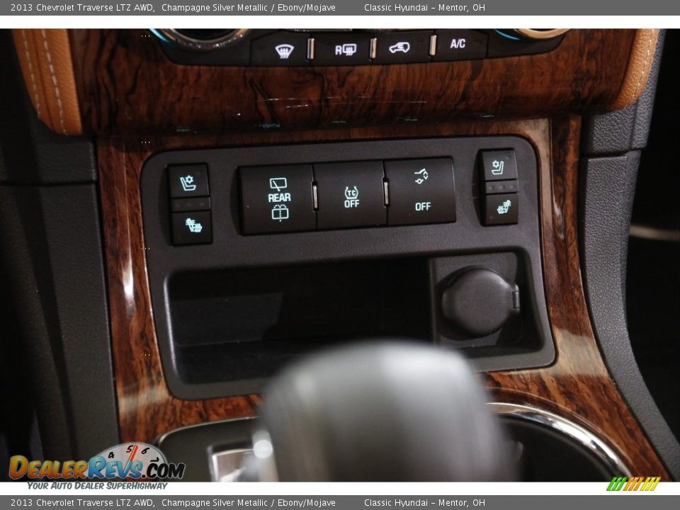 2013 Chevrolet Traverse LTZ AWD Champagne Silver Metallic / Ebony/Mojave Photo #14
