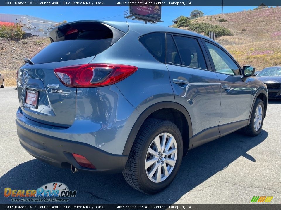 2016 Mazda CX-5 Touring AWD Blue Reflex Mica / Black Photo #7