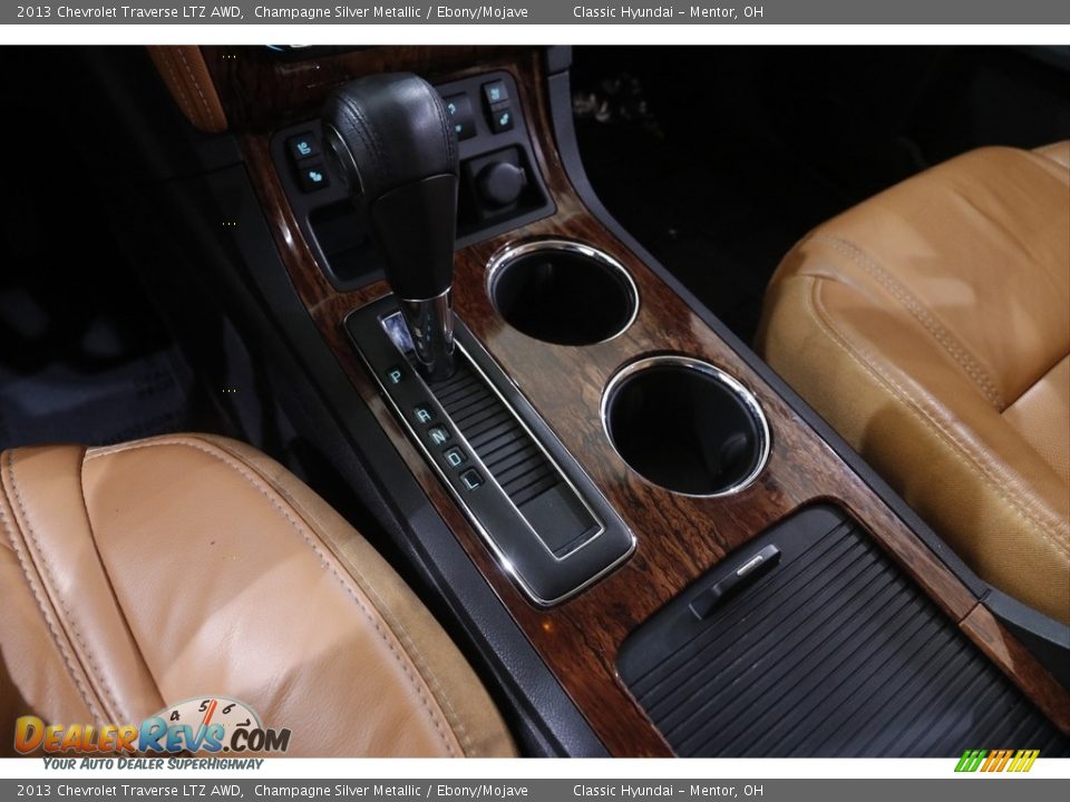 2013 Chevrolet Traverse LTZ AWD Champagne Silver Metallic / Ebony/Mojave Photo #15