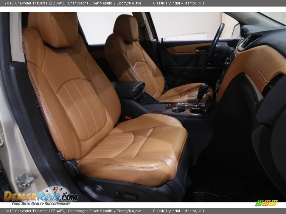 2013 Chevrolet Traverse LTZ AWD Champagne Silver Metallic / Ebony/Mojave Photo #16