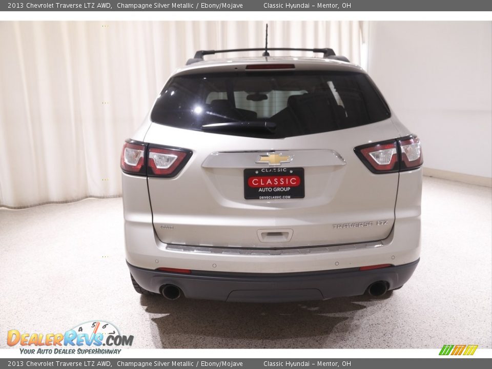 2013 Chevrolet Traverse LTZ AWD Champagne Silver Metallic / Ebony/Mojave Photo #21