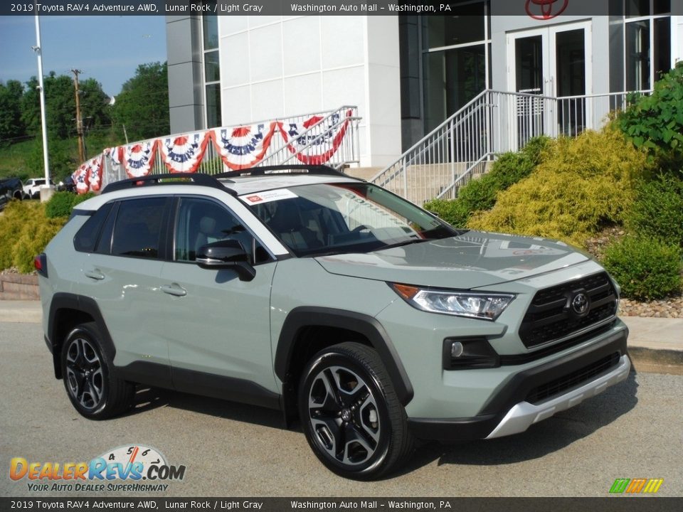 2019 Toyota RAV4 Adventure AWD Lunar Rock / Light Gray Photo #1