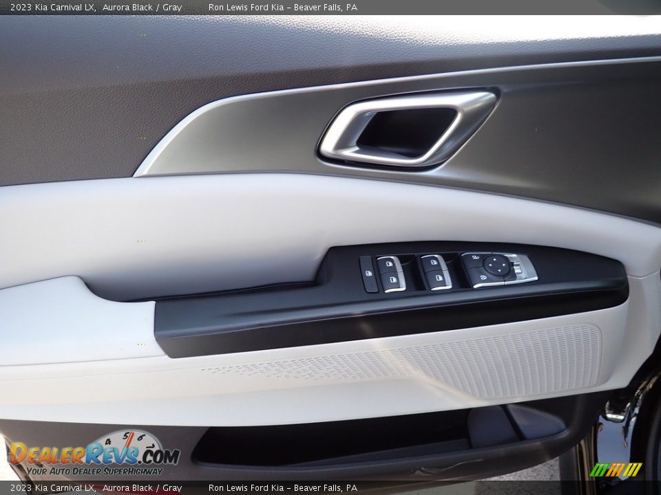 2023 Kia Carnival LX Aurora Black / Gray Photo #14