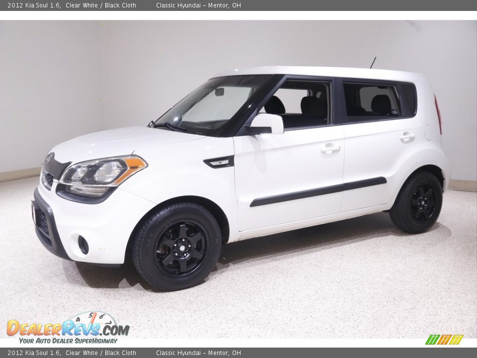 2012 Kia Soul 1.6 Clear White / Black Cloth Photo #3