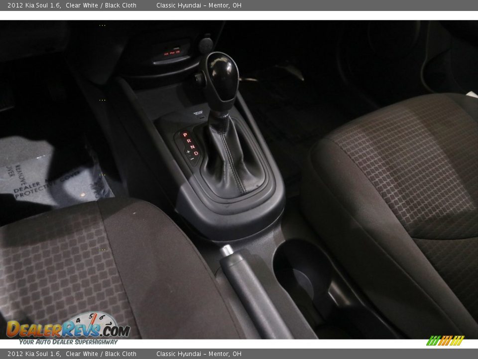 2012 Kia Soul 1.6 Clear White / Black Cloth Photo #11