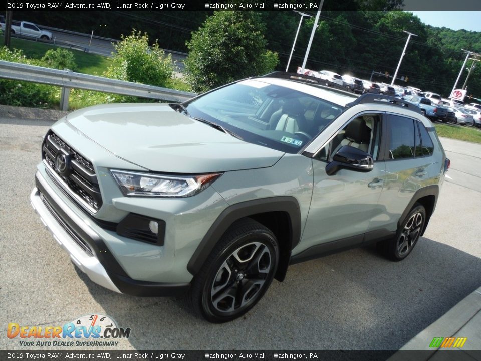 2019 Toyota RAV4 Adventure AWD Lunar Rock / Light Gray Photo #14