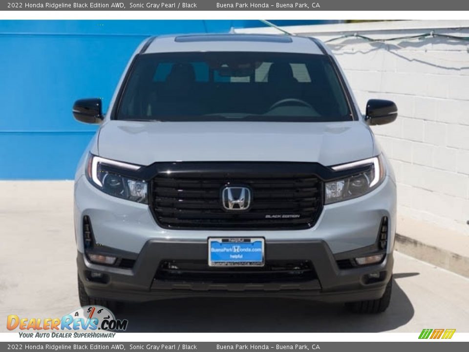 2022 Honda Ridgeline Black Edition AWD Sonic Gray Pearl / Black Photo #3