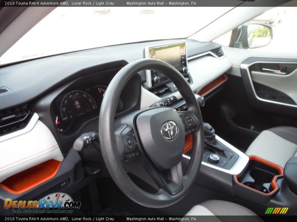 2019 Toyota RAV4 Adventure AWD Lunar Rock / Light Gray Photo #22