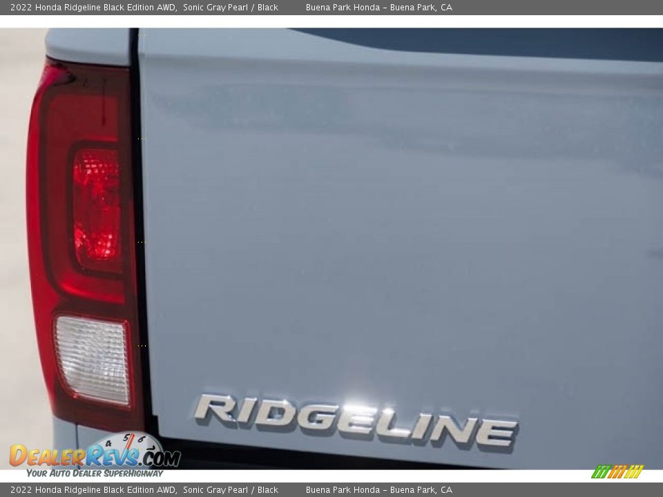 2022 Honda Ridgeline Black Edition AWD Sonic Gray Pearl / Black Photo #7