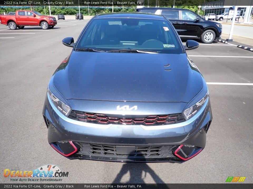 2022 Kia Forte GT-Line Gravity Gray / Black Photo #3