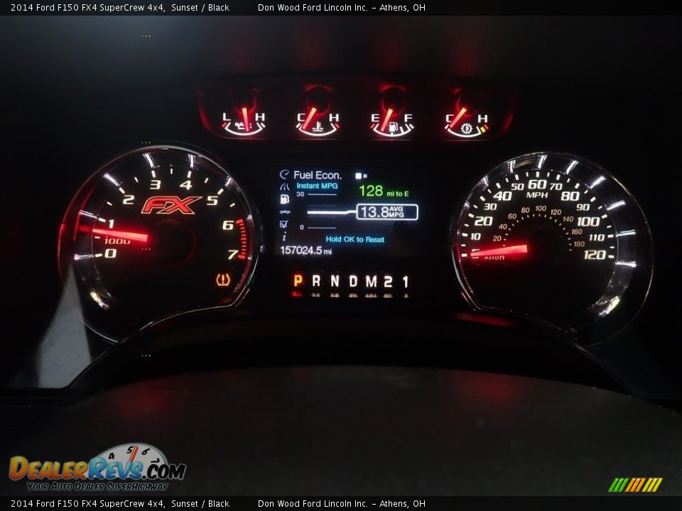 2014 Ford F150 FX4 SuperCrew 4x4 Sunset / Black Photo #28
