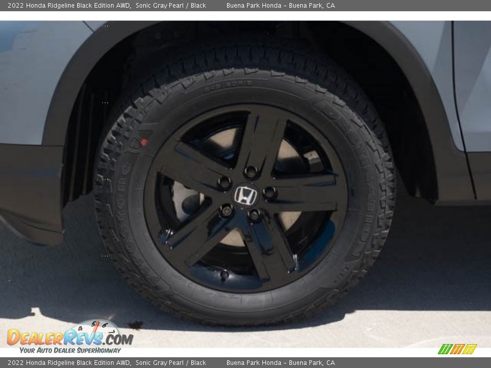 2022 Honda Ridgeline Black Edition AWD Sonic Gray Pearl / Black Photo #15