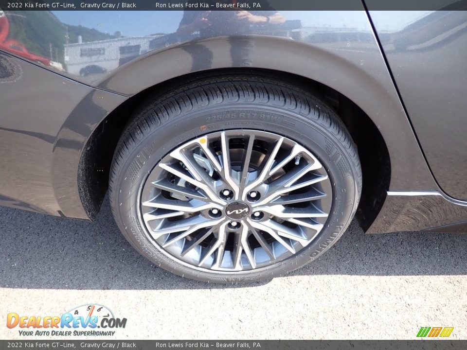 2022 Kia Forte GT-Line Gravity Gray / Black Photo #9