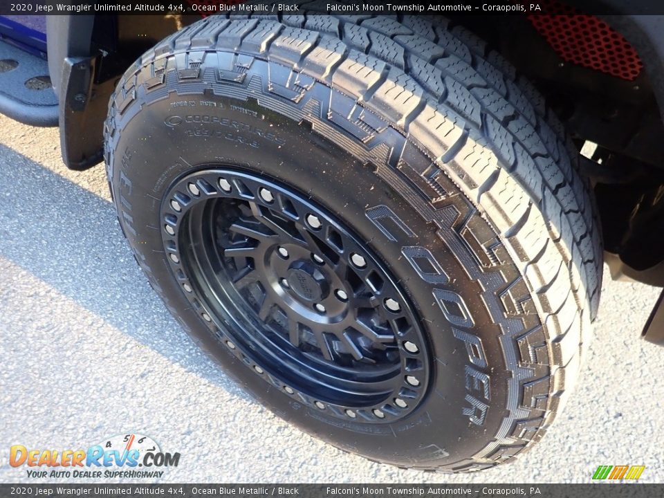 2020 Jeep Wrangler Unlimited Altitude 4x4 Ocean Blue Metallic / Black Photo #10