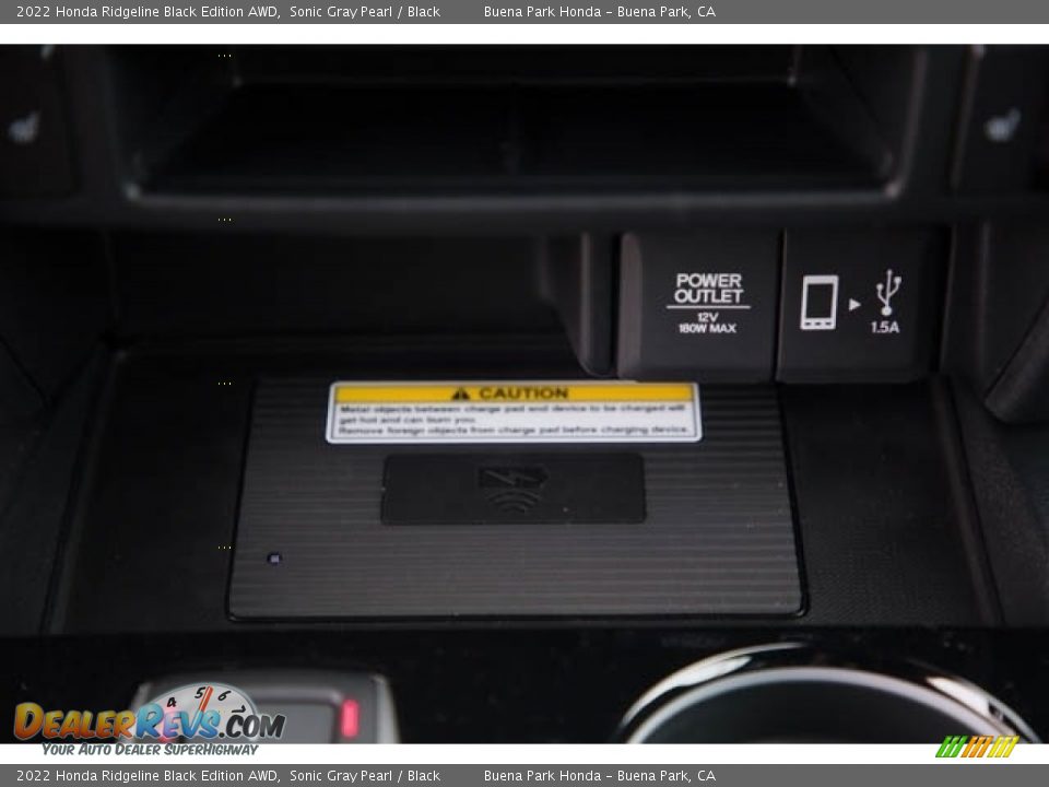 2022 Honda Ridgeline Black Edition AWD Sonic Gray Pearl / Black Photo #23