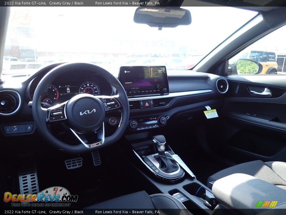 2022 Kia Forte GT-Line Gravity Gray / Black Photo #13