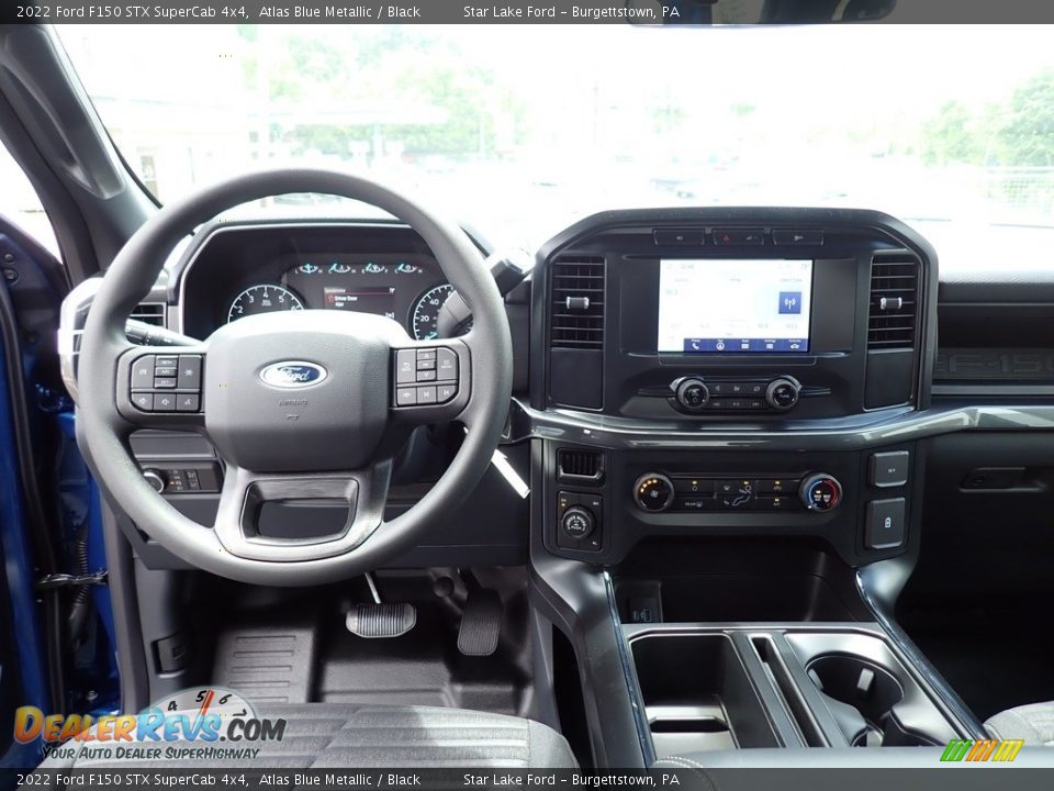 Dashboard of 2022 Ford F150 STX SuperCab 4x4 Photo #11