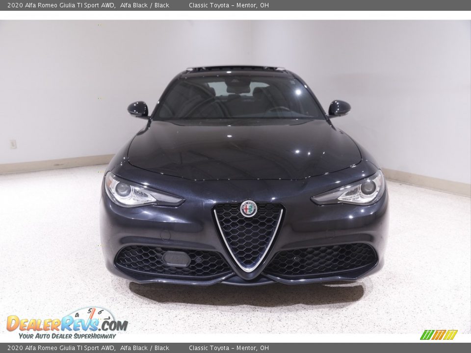 2020 Alfa Romeo Giulia TI Sport AWD Alfa Black / Black Photo #2