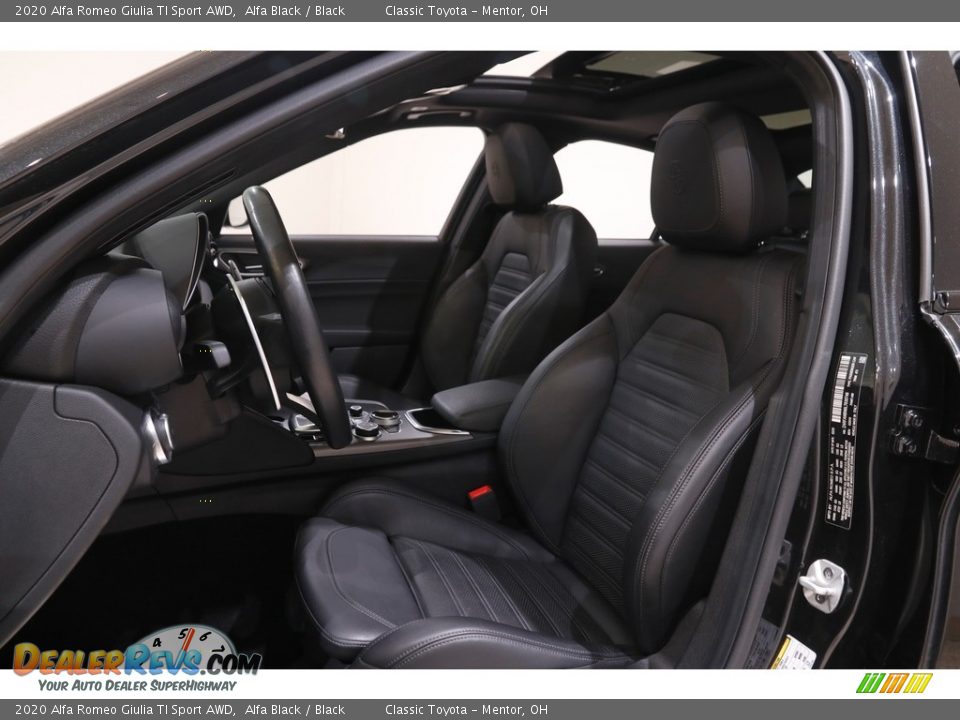 2020 Alfa Romeo Giulia TI Sport AWD Alfa Black / Black Photo #5
