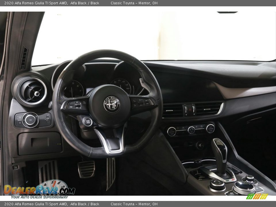 2020 Alfa Romeo Giulia TI Sport AWD Alfa Black / Black Photo #6
