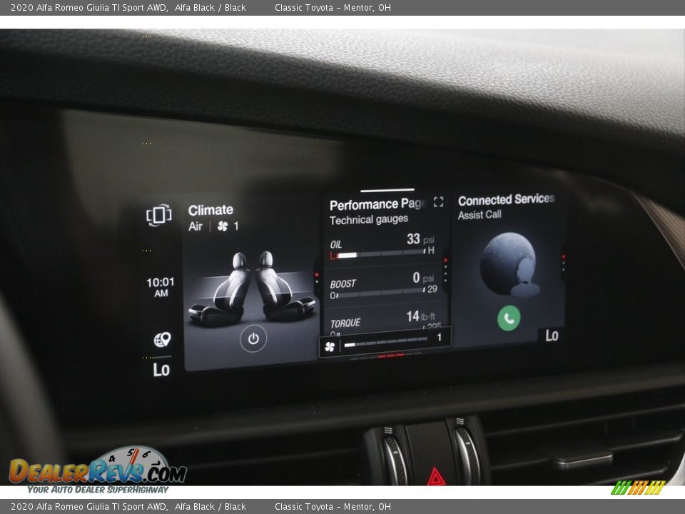 2020 Alfa Romeo Giulia TI Sport AWD Alfa Black / Black Photo #10