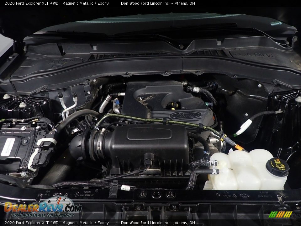 2020 Ford Explorer XLT 4WD Magnetic Metallic / Ebony Photo #9