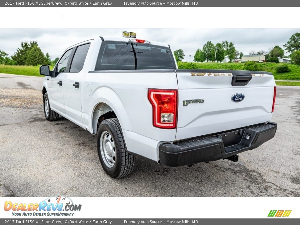 2017 Ford F150 XL SuperCrew Oxford White / Earth Gray Photo #6