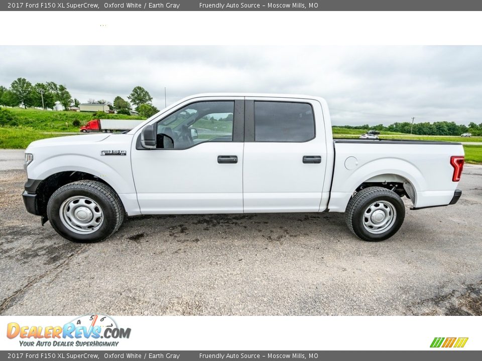 2017 Ford F150 XL SuperCrew Oxford White / Earth Gray Photo #7