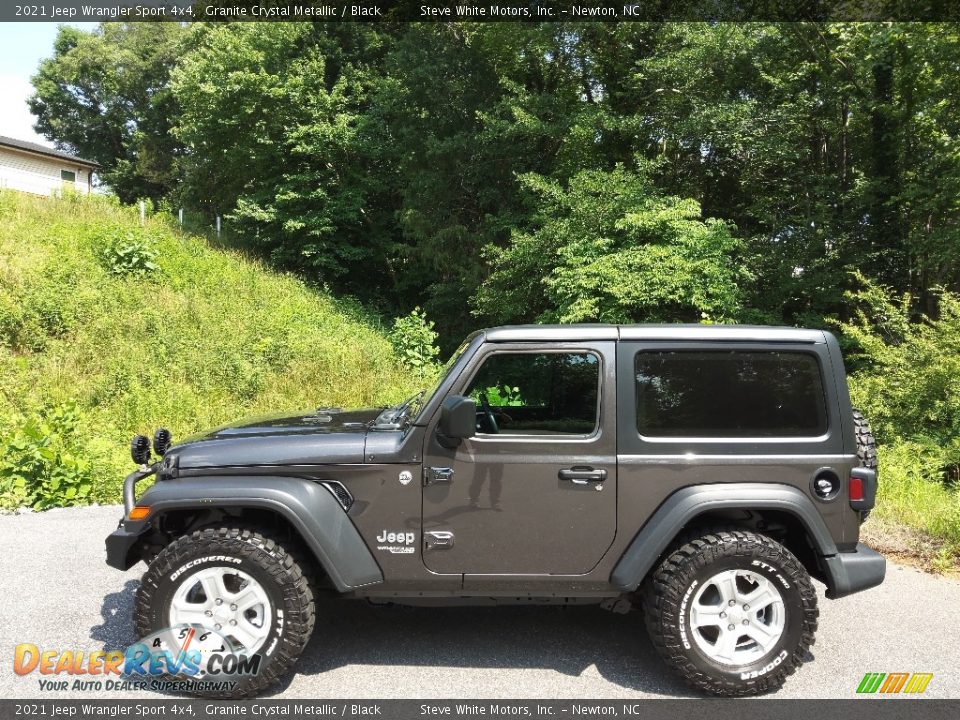 2021 Jeep Wrangler Sport 4x4 Granite Crystal Metallic / Black Photo #1