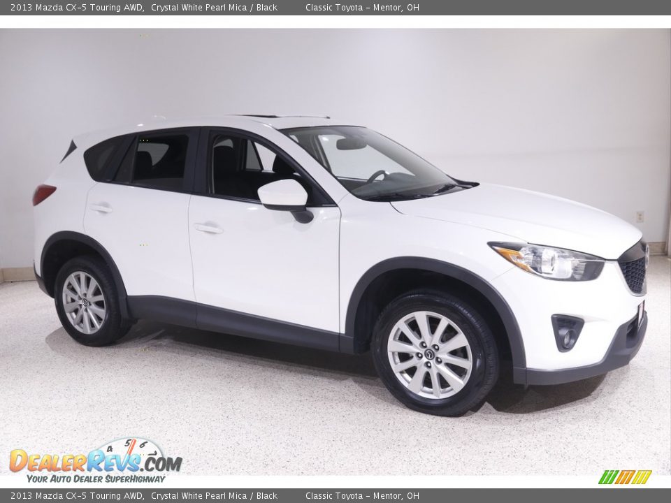 2013 Mazda CX-5 Touring AWD Crystal White Pearl Mica / Black Photo #1