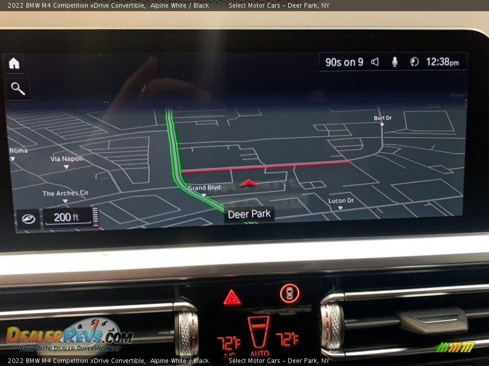 Navigation of 2022 BMW M4 Competition xDrive Convertible Photo #13