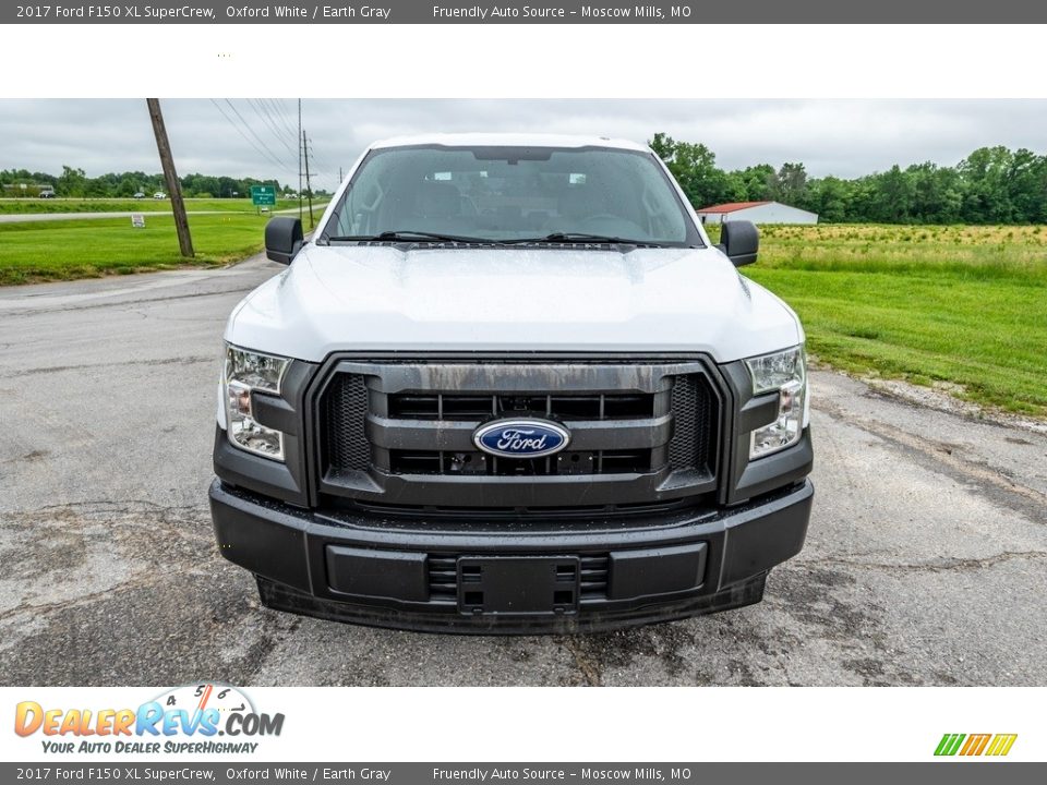 2017 Ford F150 XL SuperCrew Oxford White / Earth Gray Photo #9