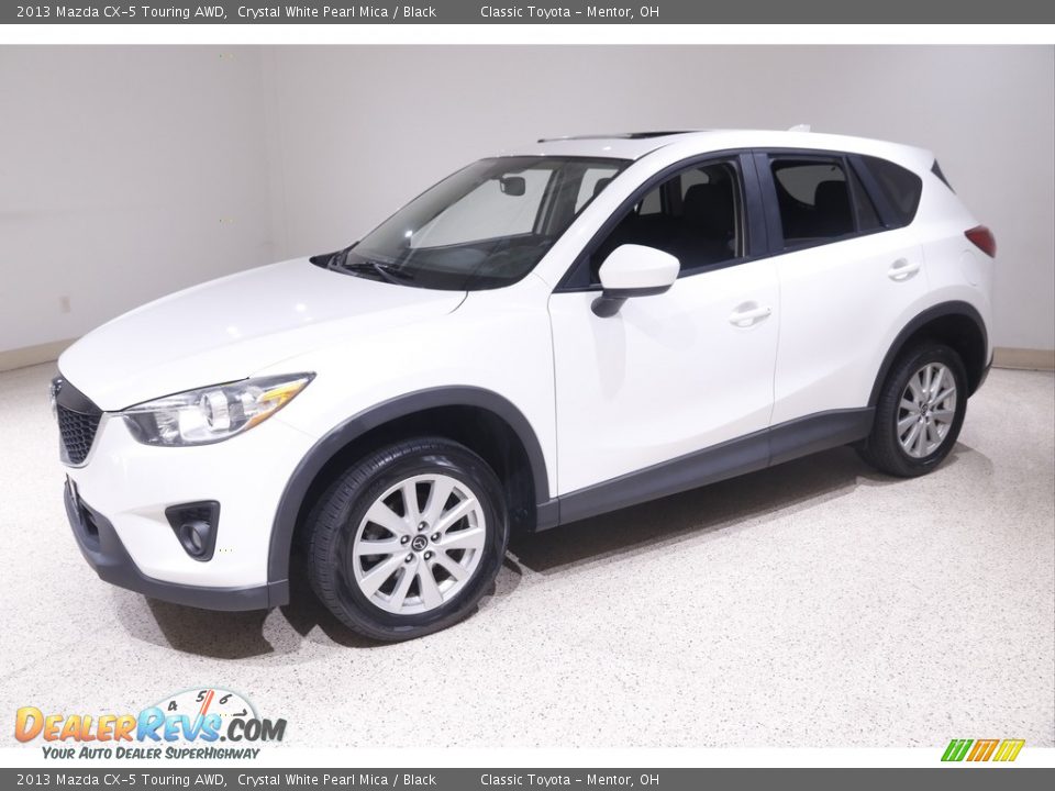 2013 Mazda CX-5 Touring AWD Crystal White Pearl Mica / Black Photo #3