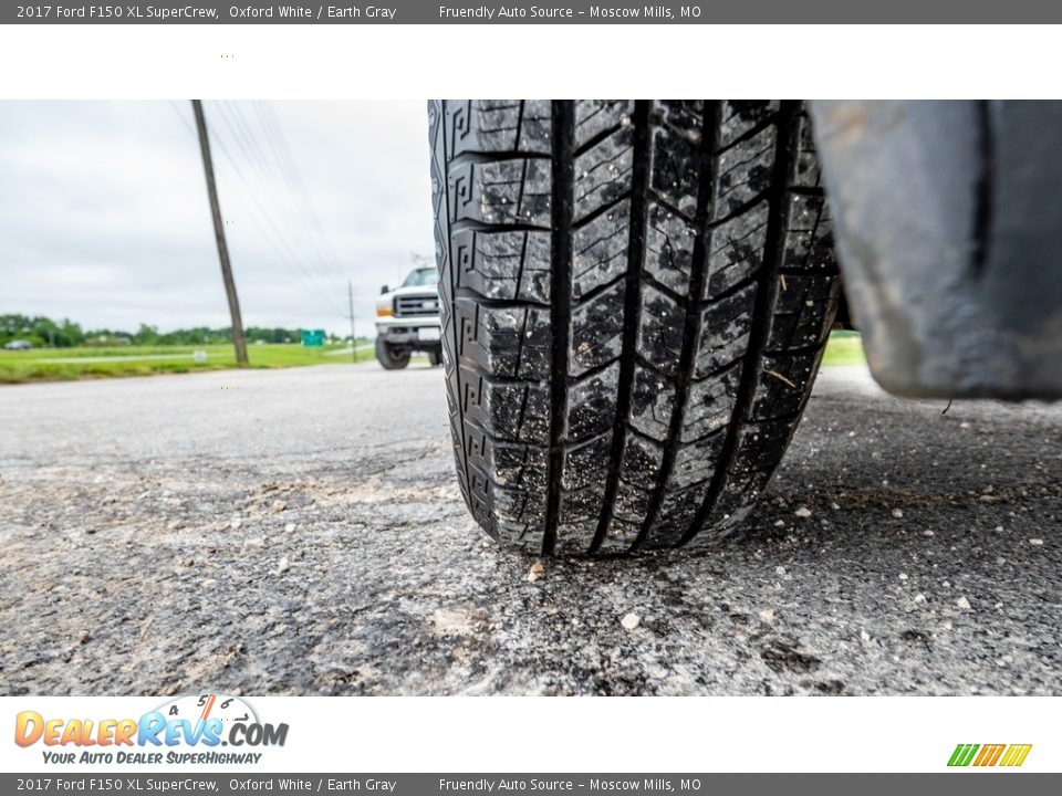 2017 Ford F150 XL SuperCrew Oxford White / Earth Gray Photo #11