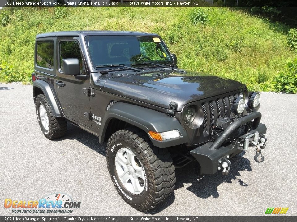 2021 Jeep Wrangler Sport 4x4 Granite Crystal Metallic / Black Photo #4