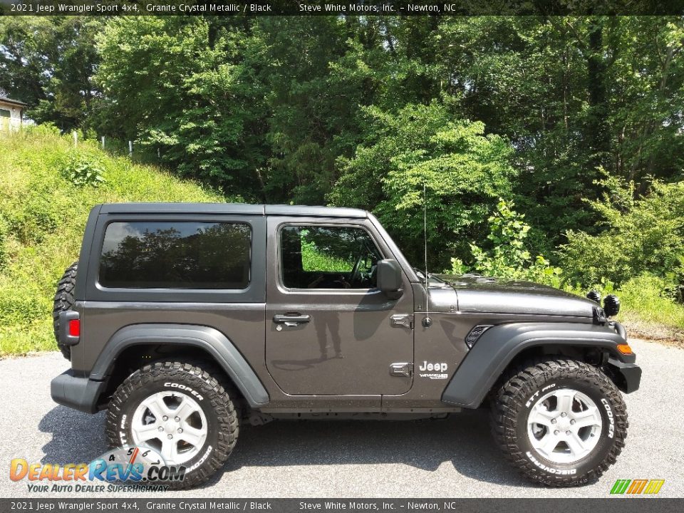 2021 Jeep Wrangler Sport 4x4 Granite Crystal Metallic / Black Photo #5