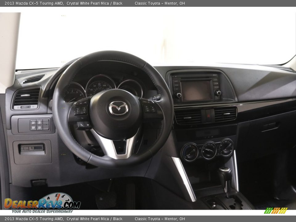2013 Mazda CX-5 Touring AWD Crystal White Pearl Mica / Black Photo #6