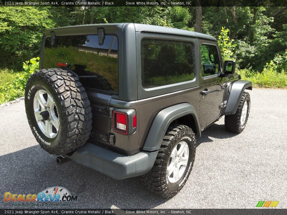 2021 Jeep Wrangler Sport 4x4 Granite Crystal Metallic / Black Photo #6