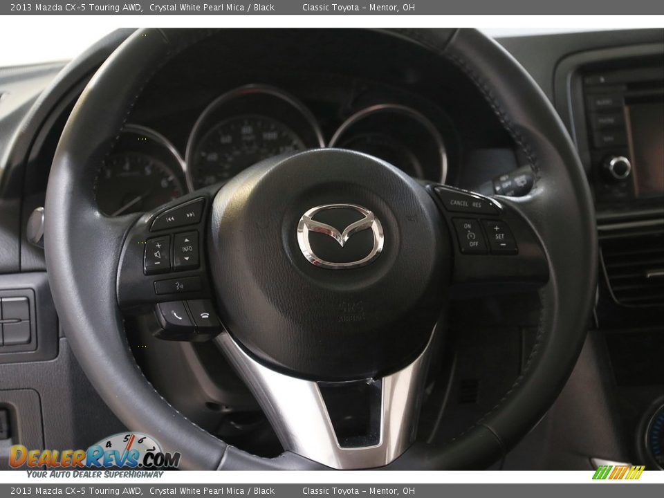 2013 Mazda CX-5 Touring AWD Crystal White Pearl Mica / Black Photo #7